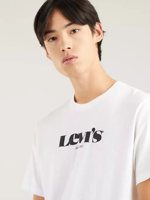 Levi's maglietta manica corta da uomo 1873 161430083 bianco