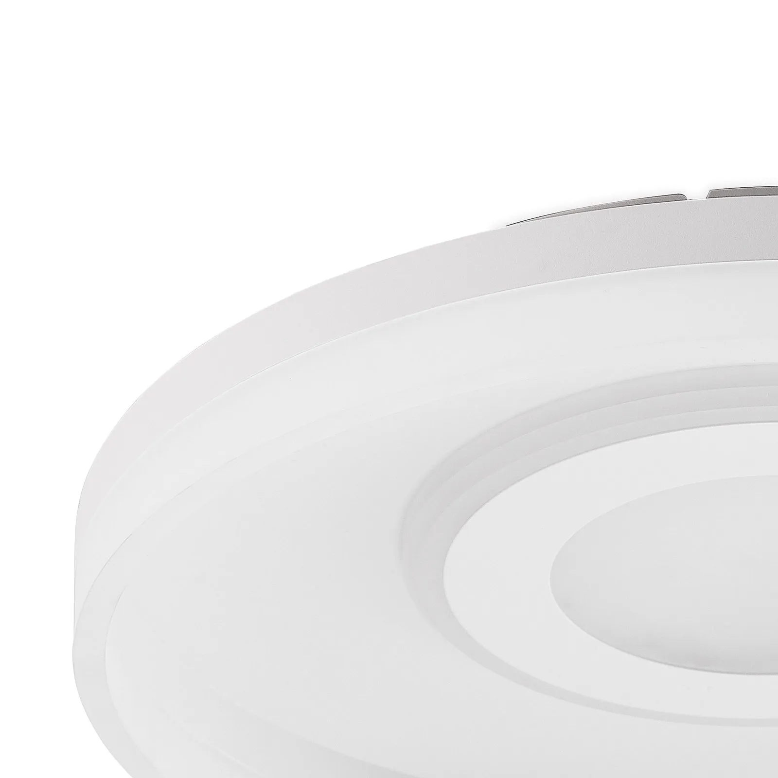 Lindby Gulda plafoniera LED, RBGW, bianco
