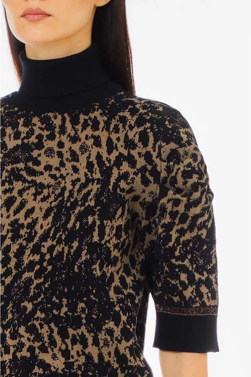 LIU JO MAGLIA COLLO ALTO CASUAL