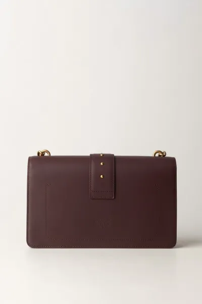 Love bag classic MARRONE CIOCCOLATO-ANTIQUE GOL