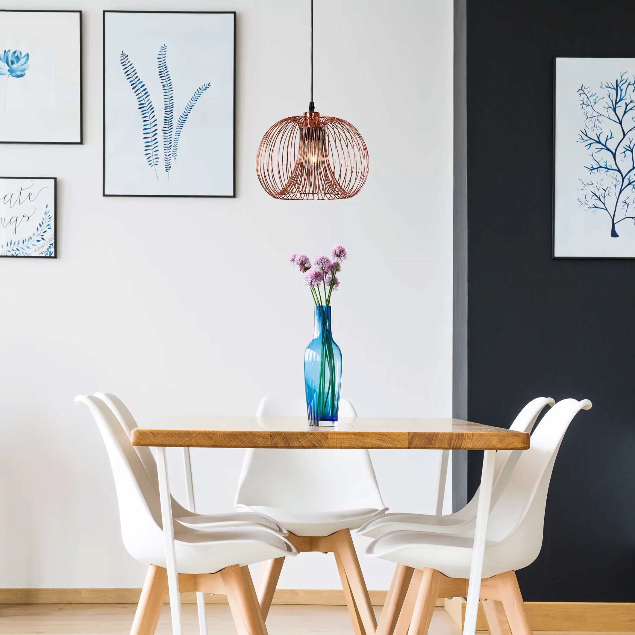 Lucide  Lampada a sospensione con struttura e paralume in metallo dalle linee moderne Vinti - 60W