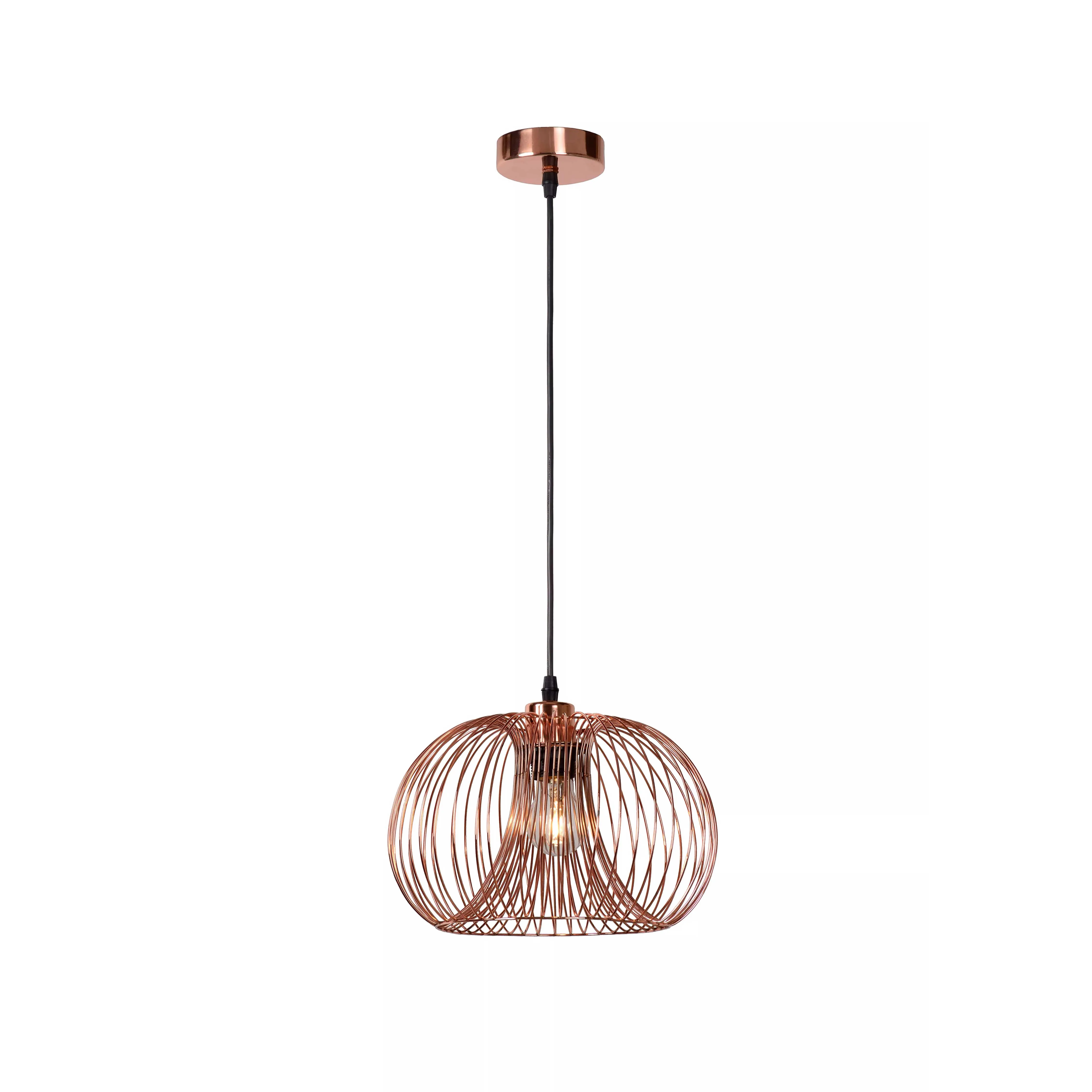 Lucide  Lampada a sospensione con struttura e paralume in metallo dalle linee moderne Vinti - 60W