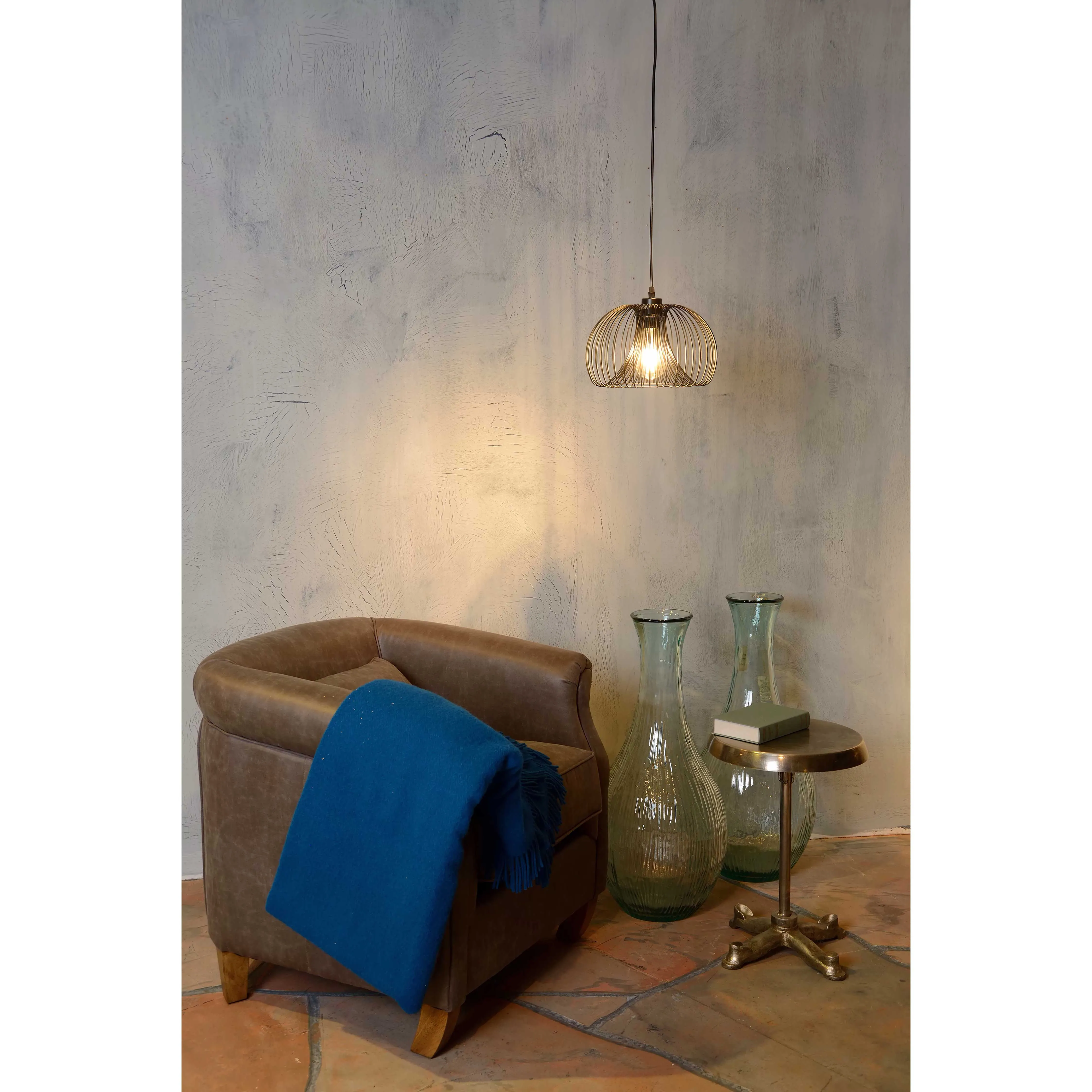 Lucide  Lampada a sospensione con struttura e paralume in metallo dalle linee moderne Vinti - 60W
