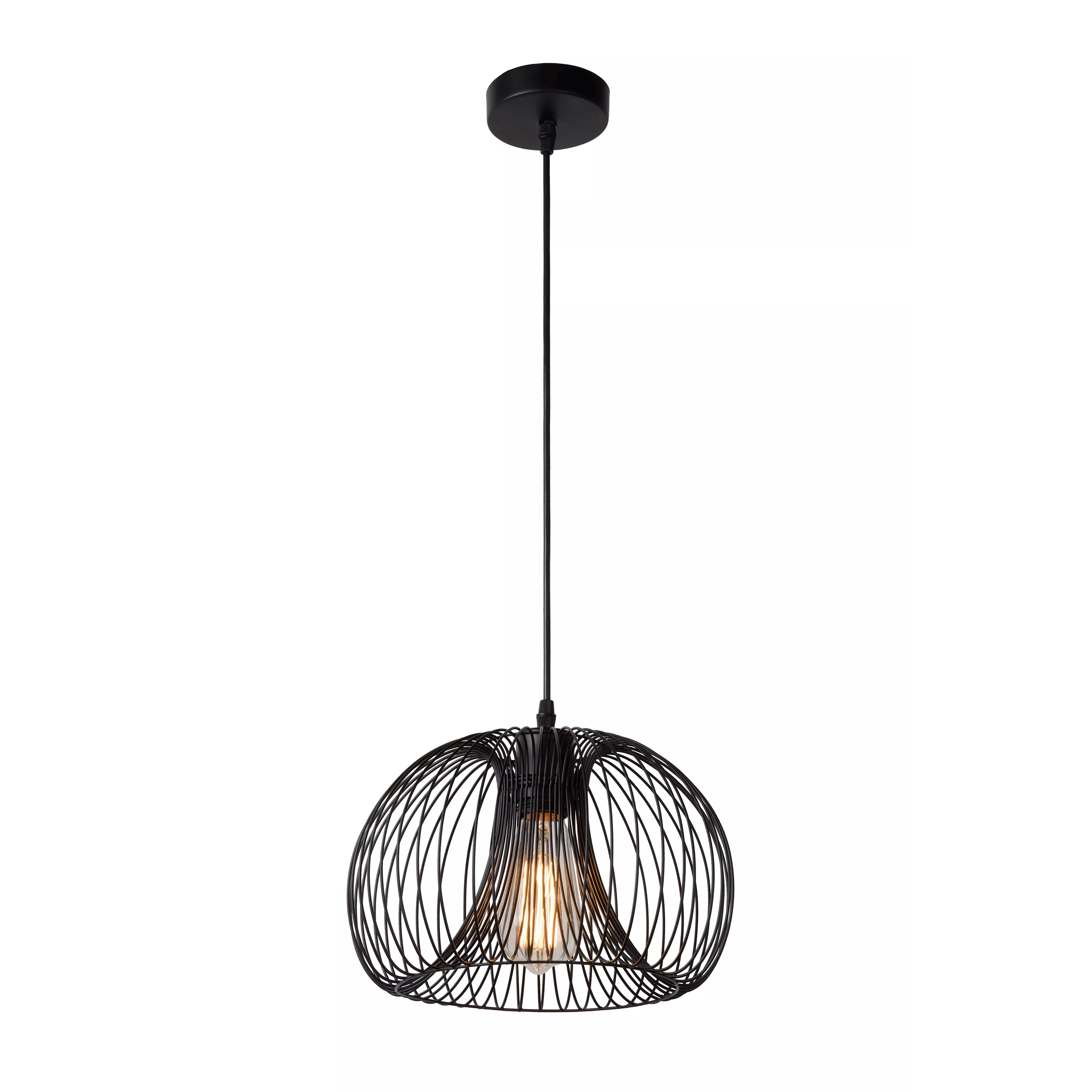 Lucide  Lampada a sospensione con struttura e paralume in metallo dalle linee moderne Vinti - 60W