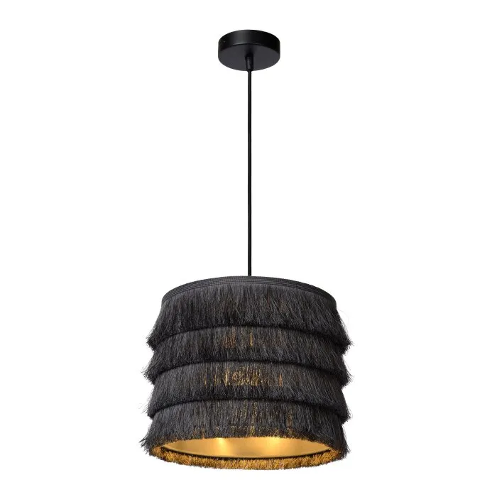 Lucide TOGO Lampada a Sospensione Nero, 1-Luce