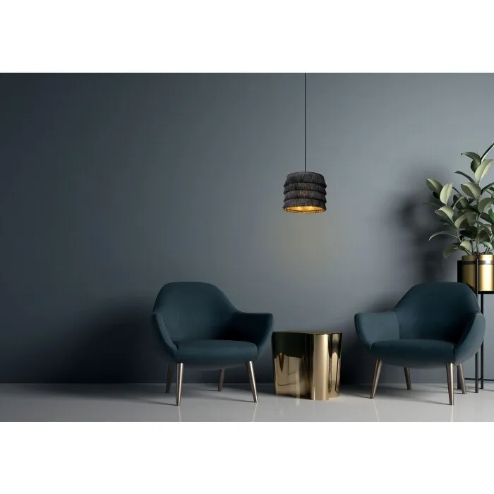 Lucide TOGO Lampada a Sospensione Nero, 1-Luce