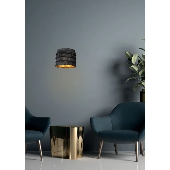 Lucide TOGO Lampada a Sospensione Nero, 1-Luce