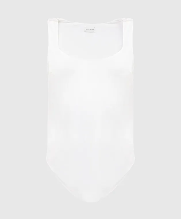 Magda Butrym Body bianco BODYSUIT05240723