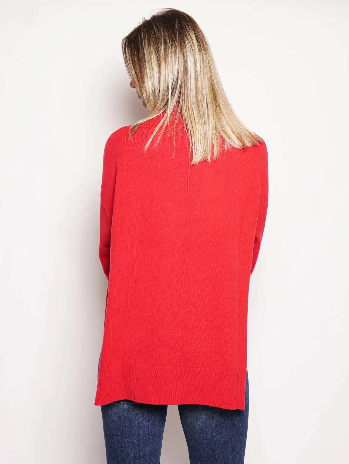 Maglia Collo Alto Calapogon Rosso