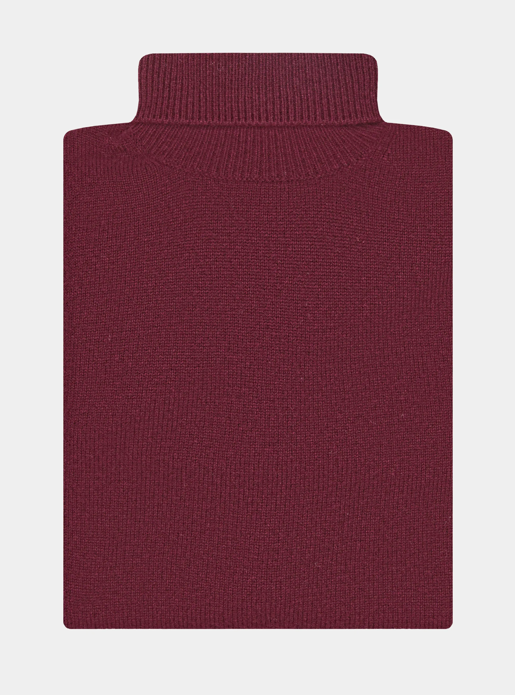 Maglia collo alto in lana merino