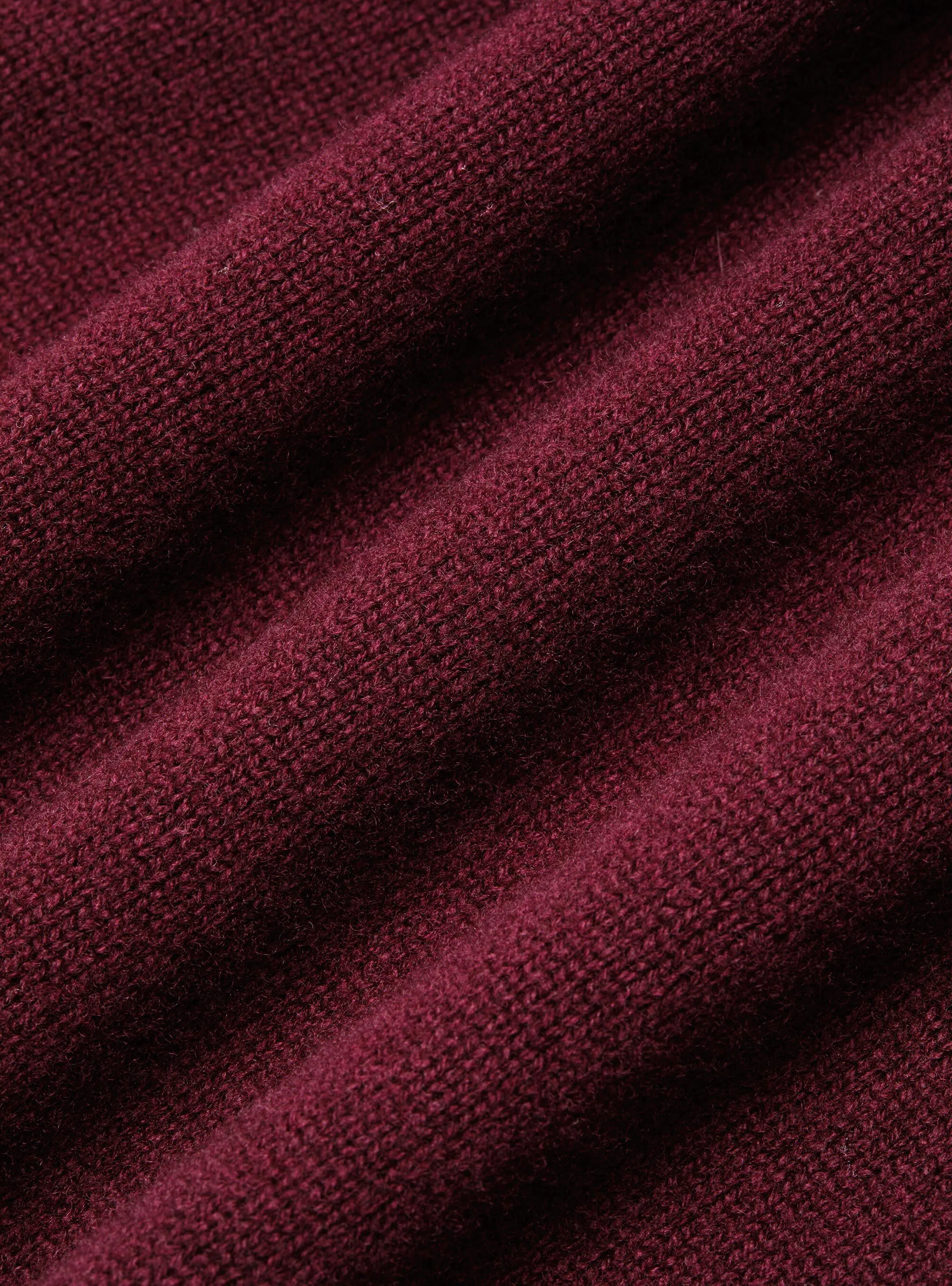 Maglia collo alto in lana merino