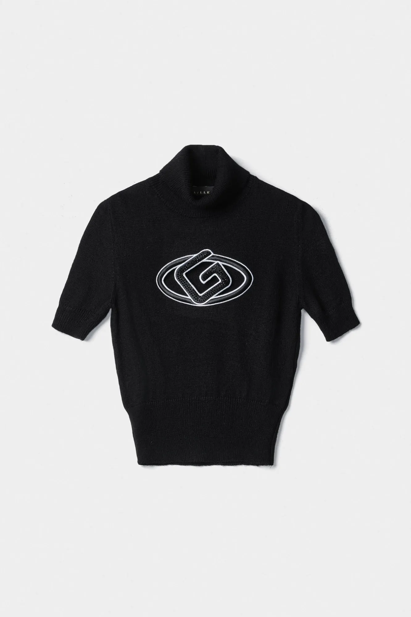 Maglia Collo Alto Nero - Gaëlle Paris