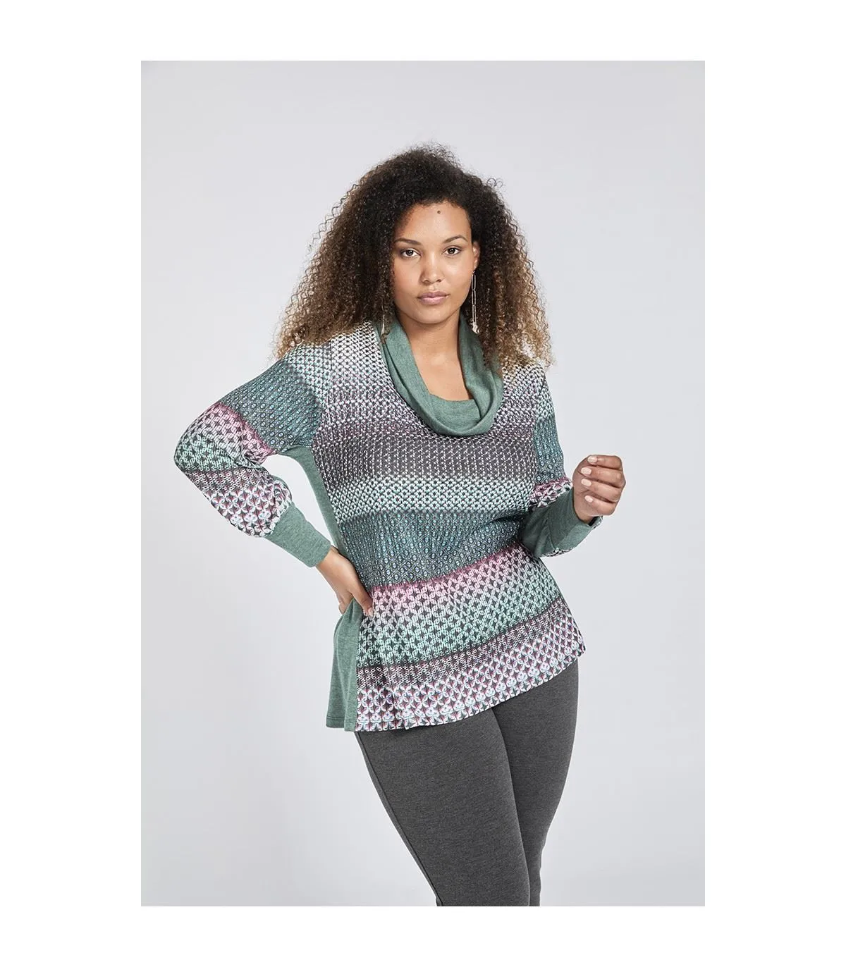 Maglia collo anello donna SPG woman art.21517