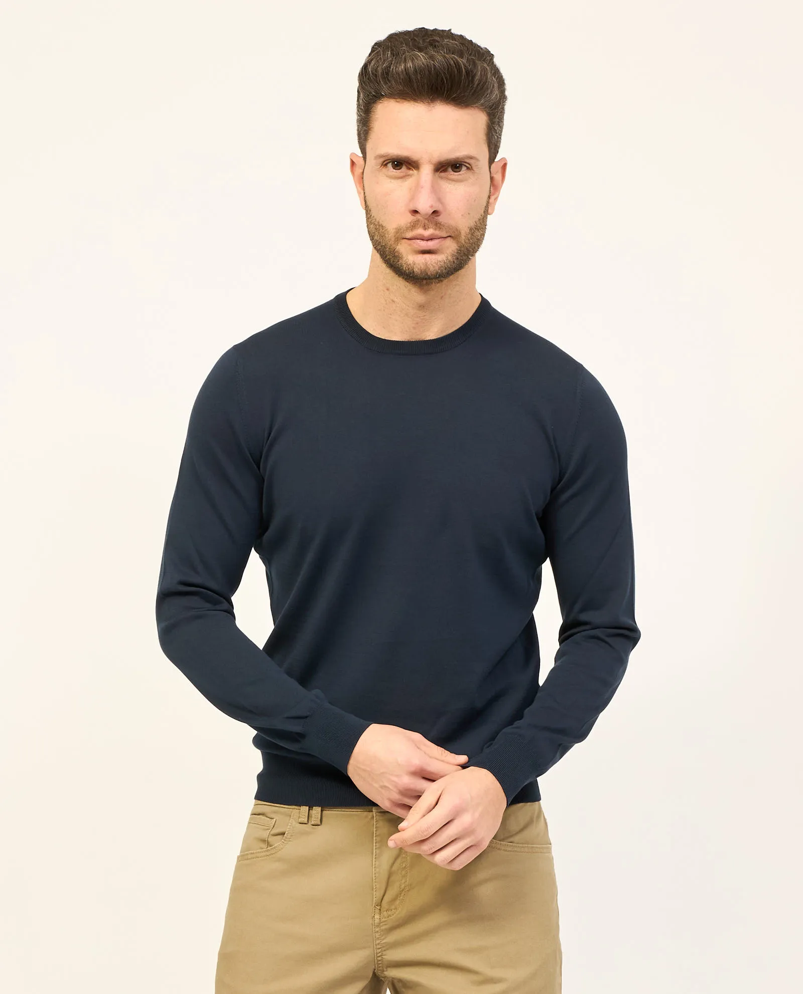 Maglia girocollo Gran Sasso in cotone
