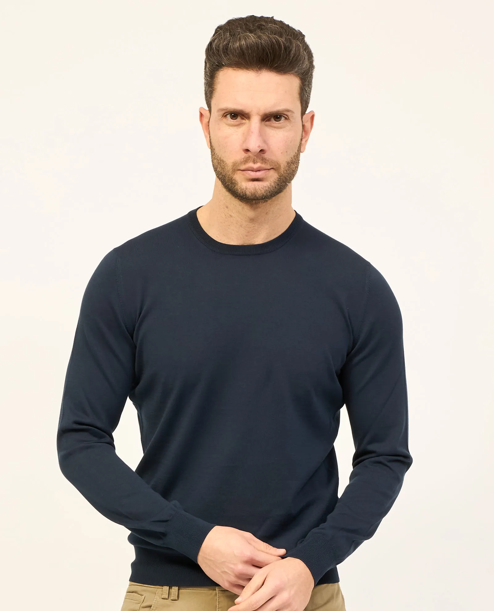 Maglia girocollo Gran Sasso in cotone