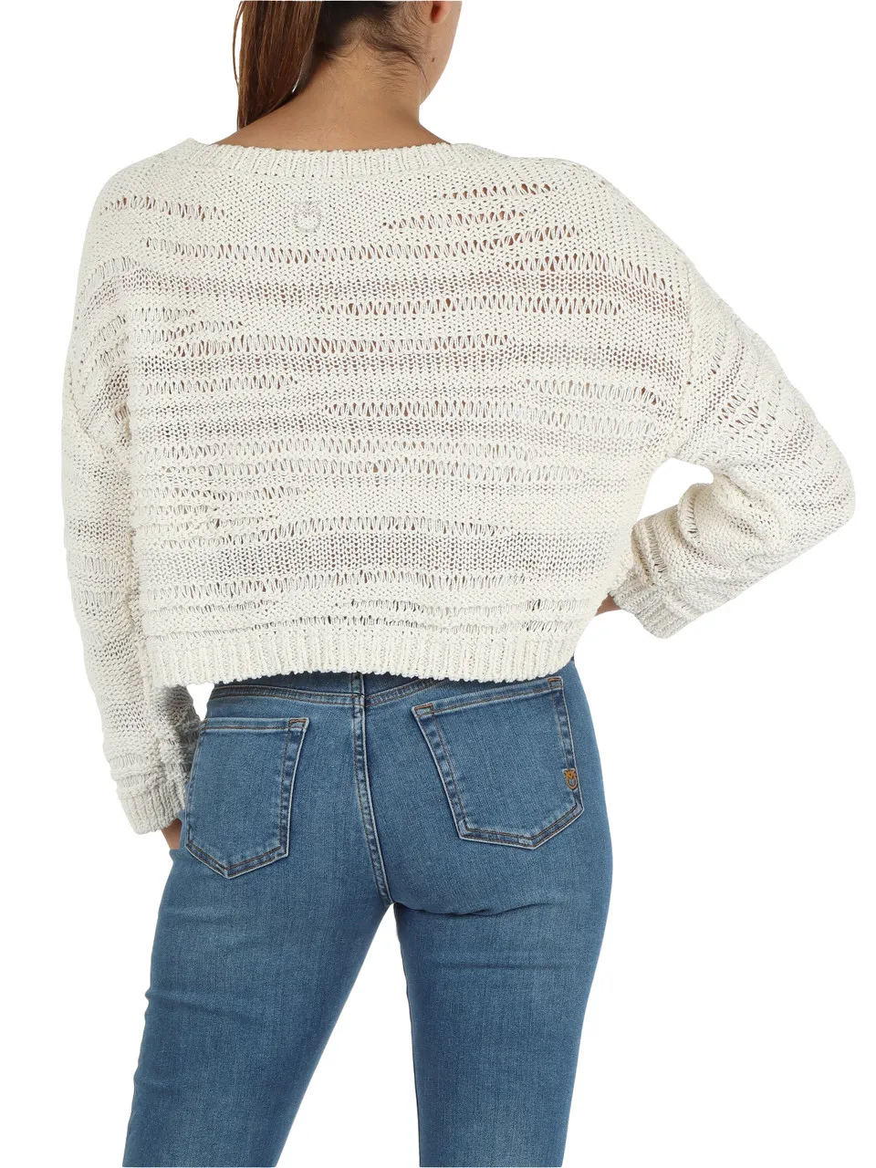 Maglia in misto cotone e viscosa GINESTRA