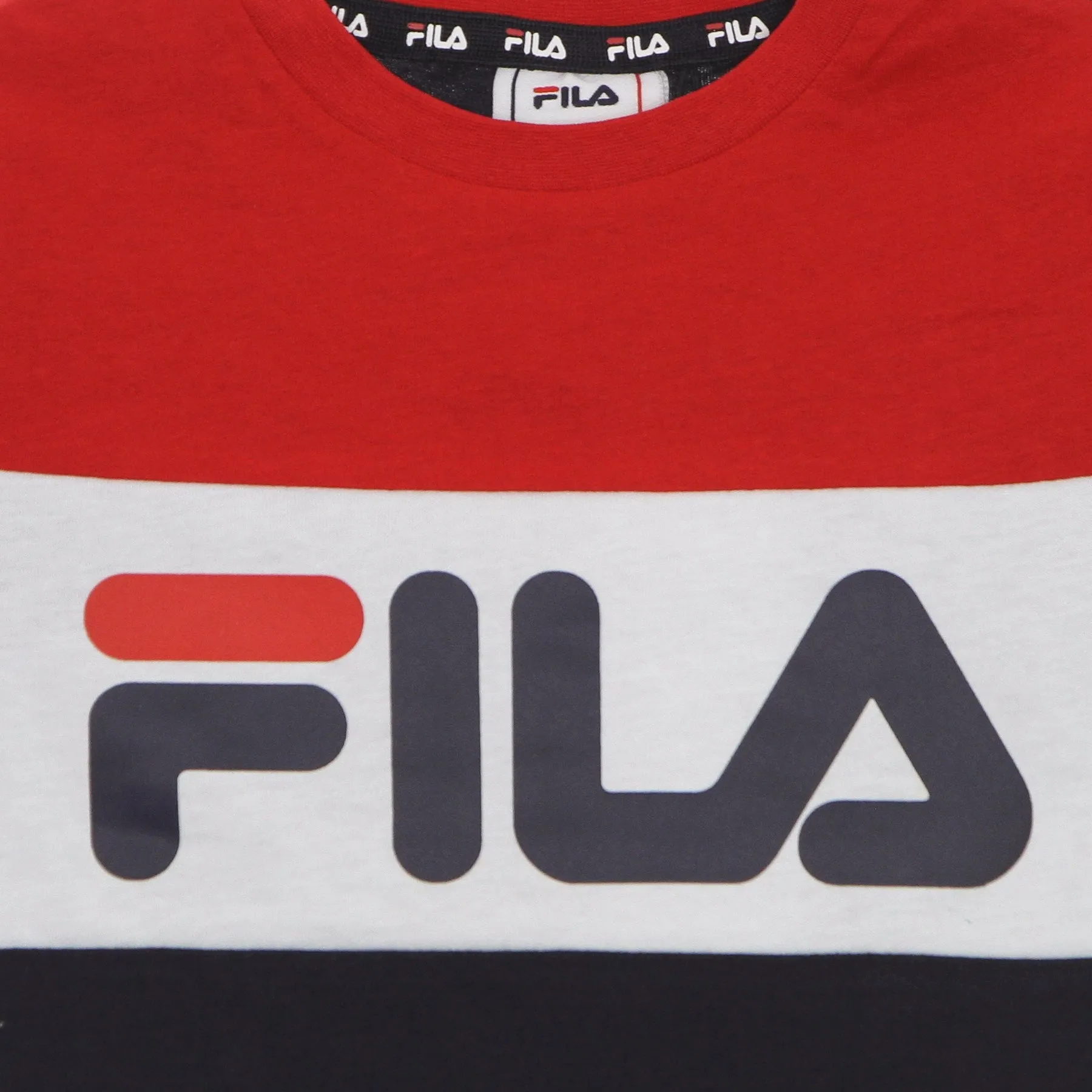 Maglietta Bambino Thea Blocked Tee Black Iris/true Red/bright White
