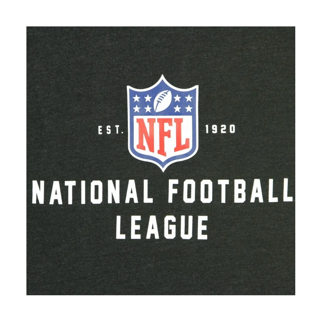 MAGLIETTA NFL LEAGUE ESTABLISHED TEE NFL LOGO BLACK/WHITE