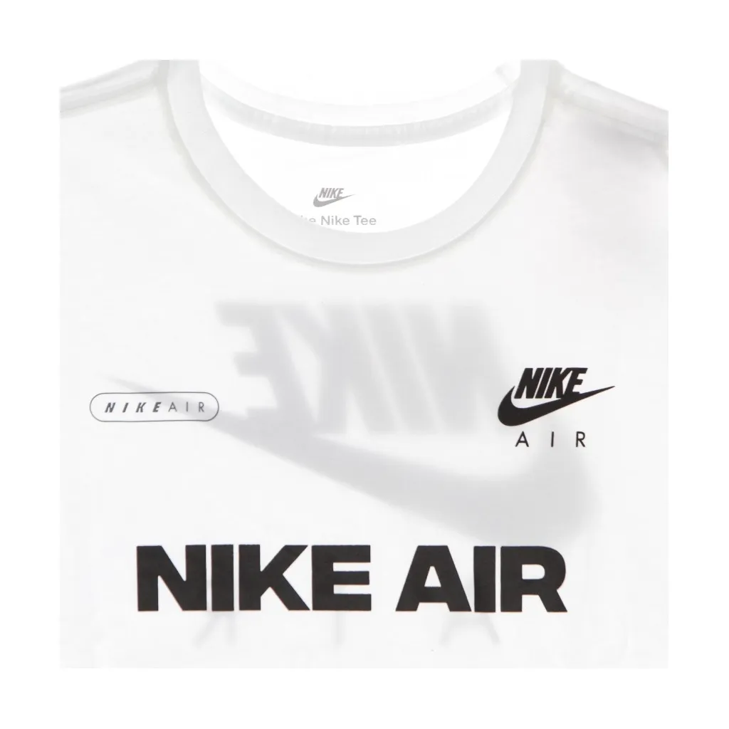 maglietta uomo air 1 tee WHITE