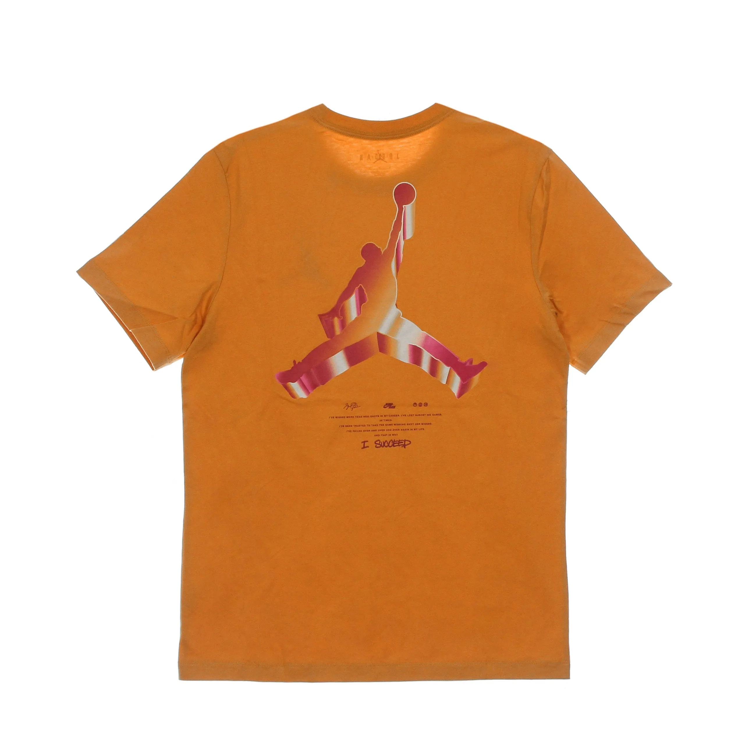 Maglietta Uomo Jumpman 3d Crew Light Curry/mystic Hibiscus