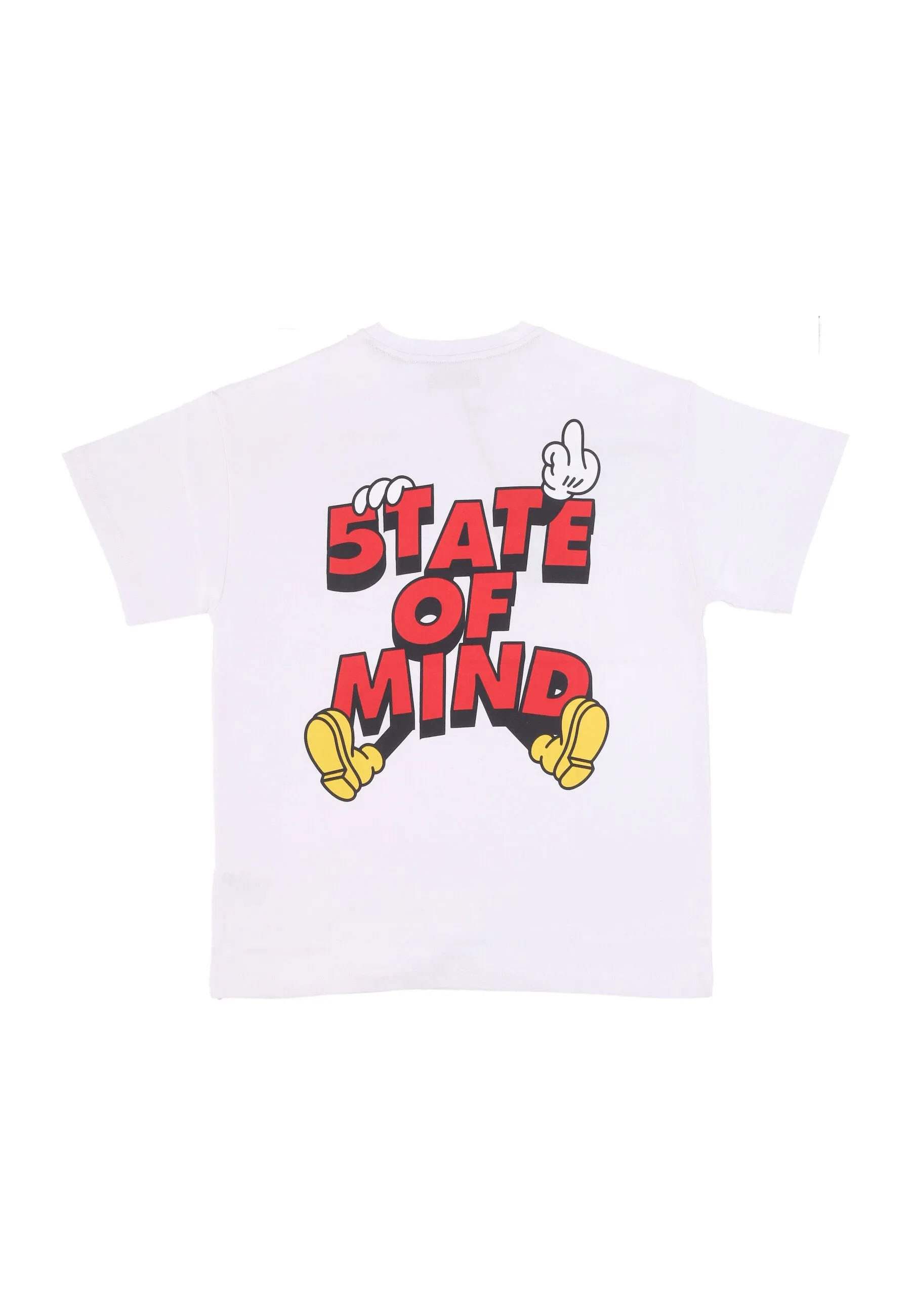 Maglietta Uomo Mickey 5tate Tee White