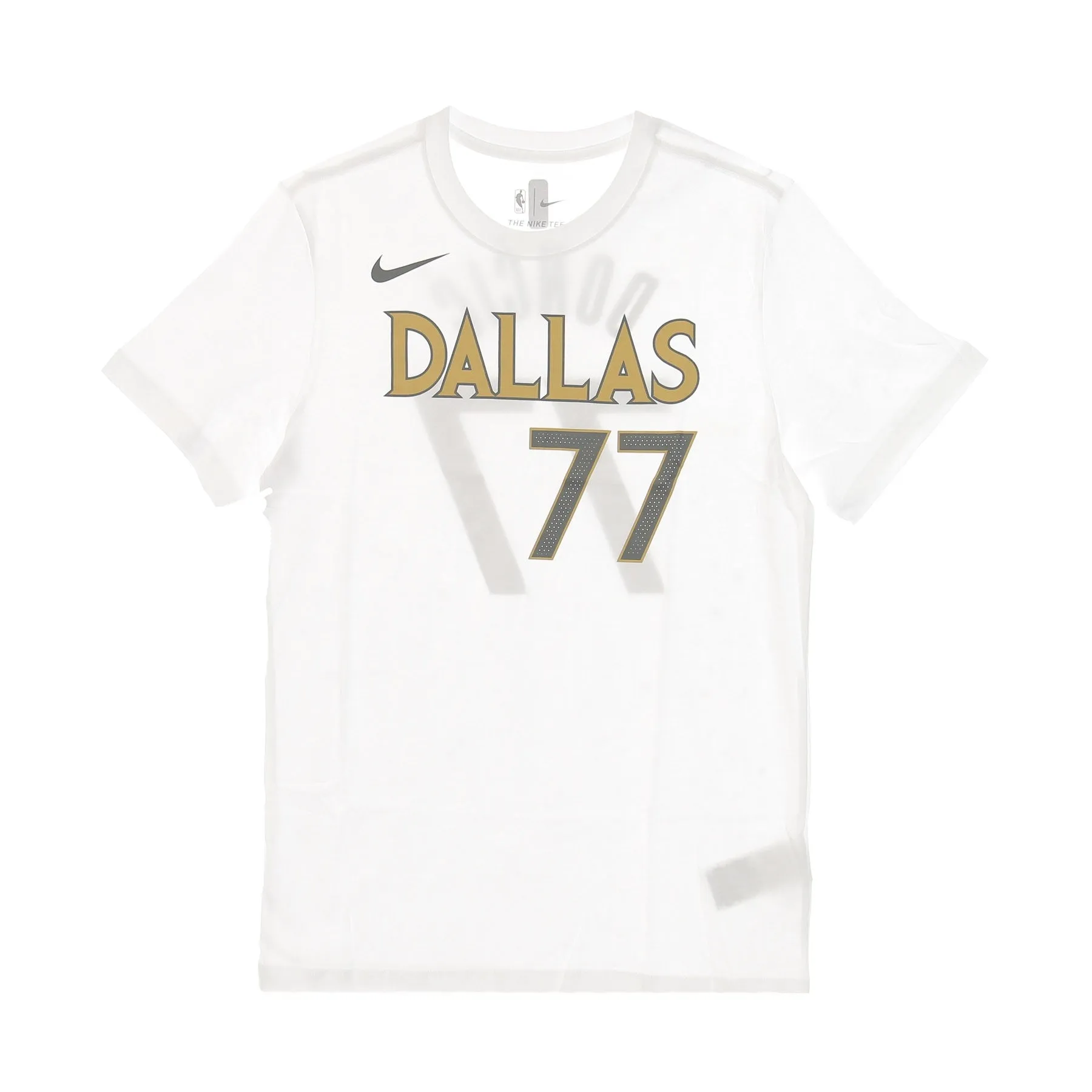 Maglietta Uomo Nba Tee Es City Edition N 77 Luka Doncic Dalmav White