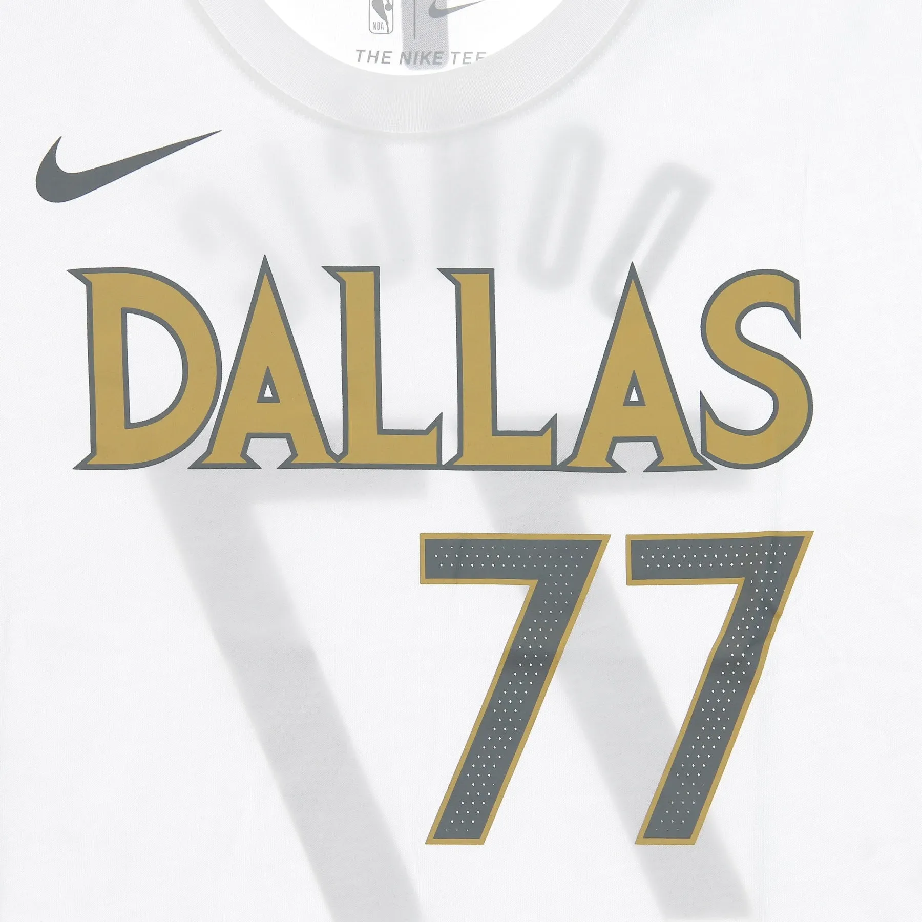 Maglietta Uomo Nba Tee Es City Edition N 77 Luka Doncic Dalmav White
