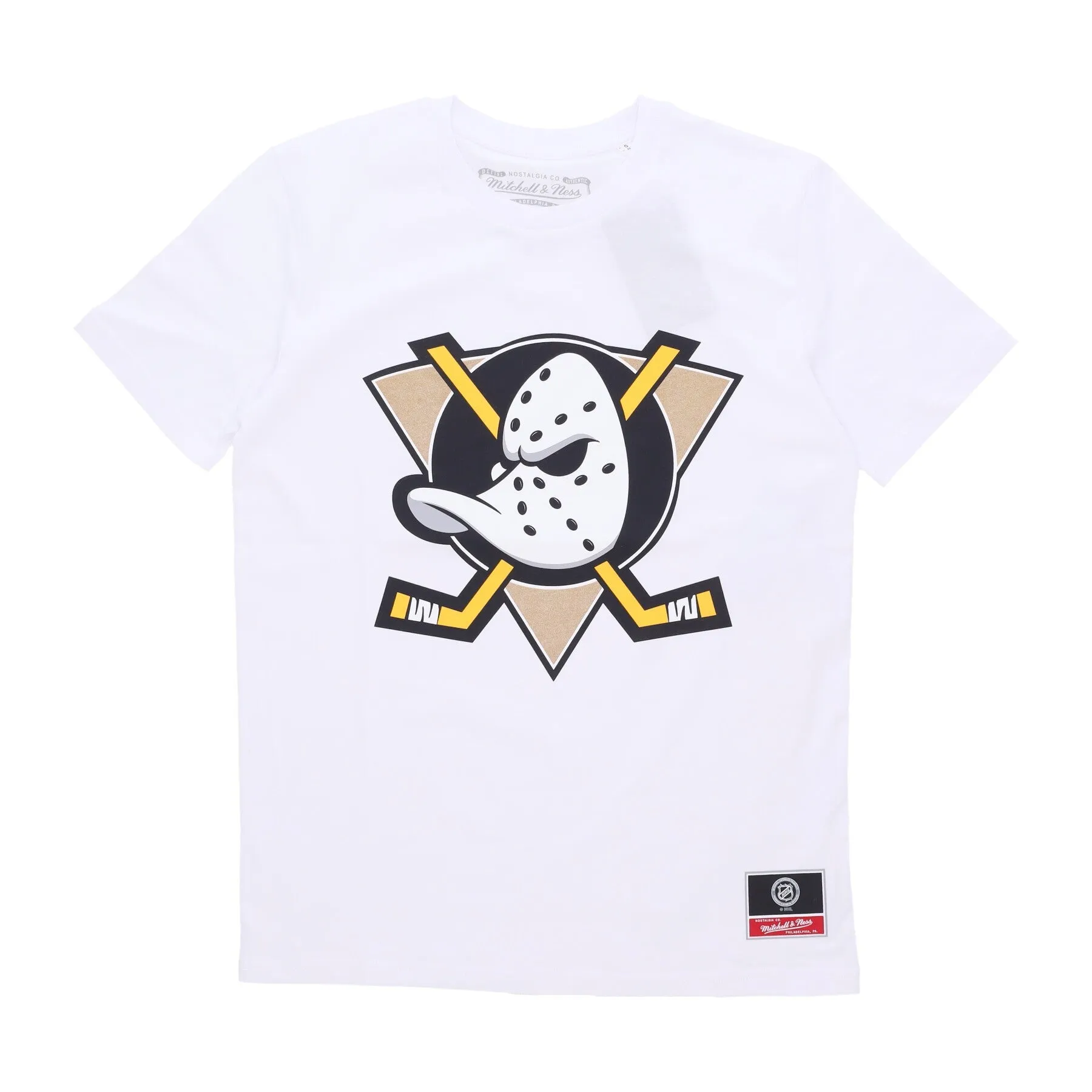Maglietta Uomo Nhl Team Logo Tee Anaduc White