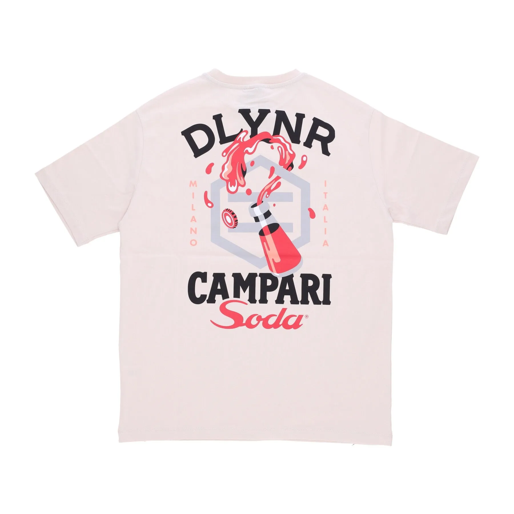 Maglietta Uomo Wave Over Tee X Campari Soda Beige