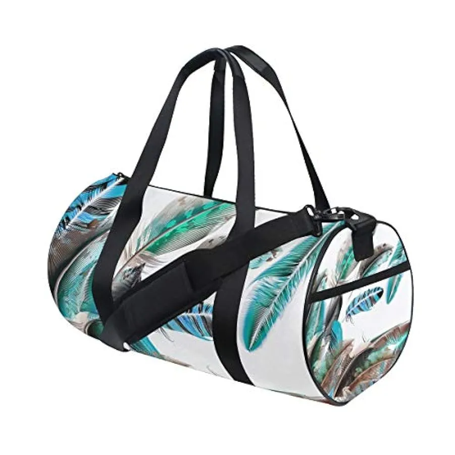 MALPLENA Graceful Feather Drum palestra borsone donna borsa da viaggio 128515343