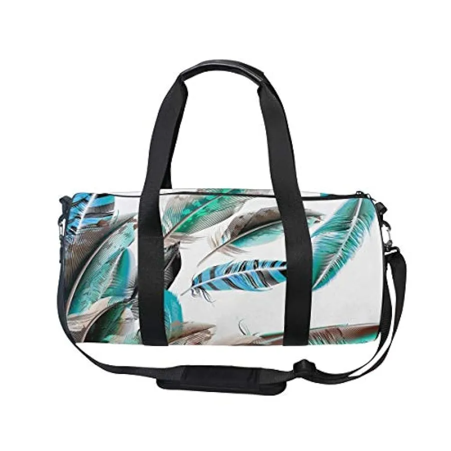 MALPLENA Graceful Feather Drum palestra borsone donna borsa da viaggio 128515343