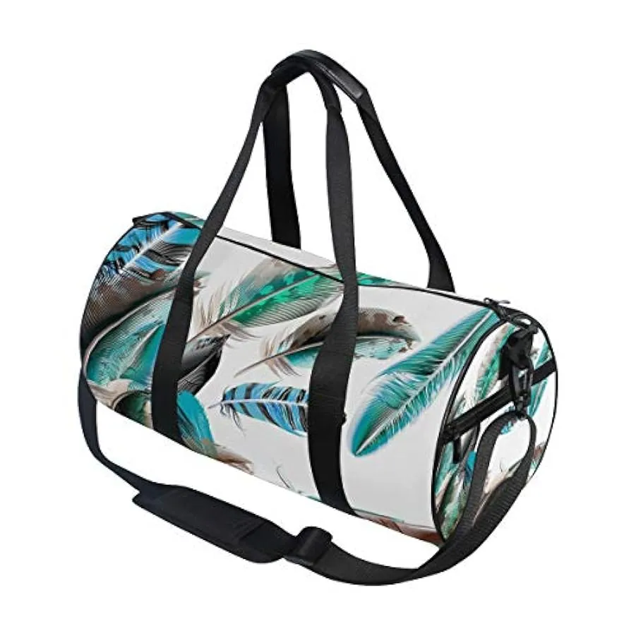 MALPLENA Graceful Feather Drum palestra borsone donna borsa da viaggio 128515343