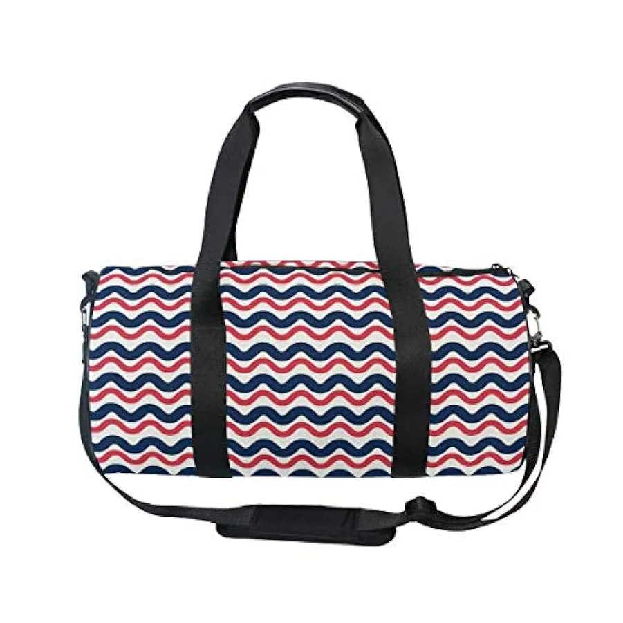 MALPLENA Squiggles Line Drum palestra borsone donna borsa da viaggio 230891916