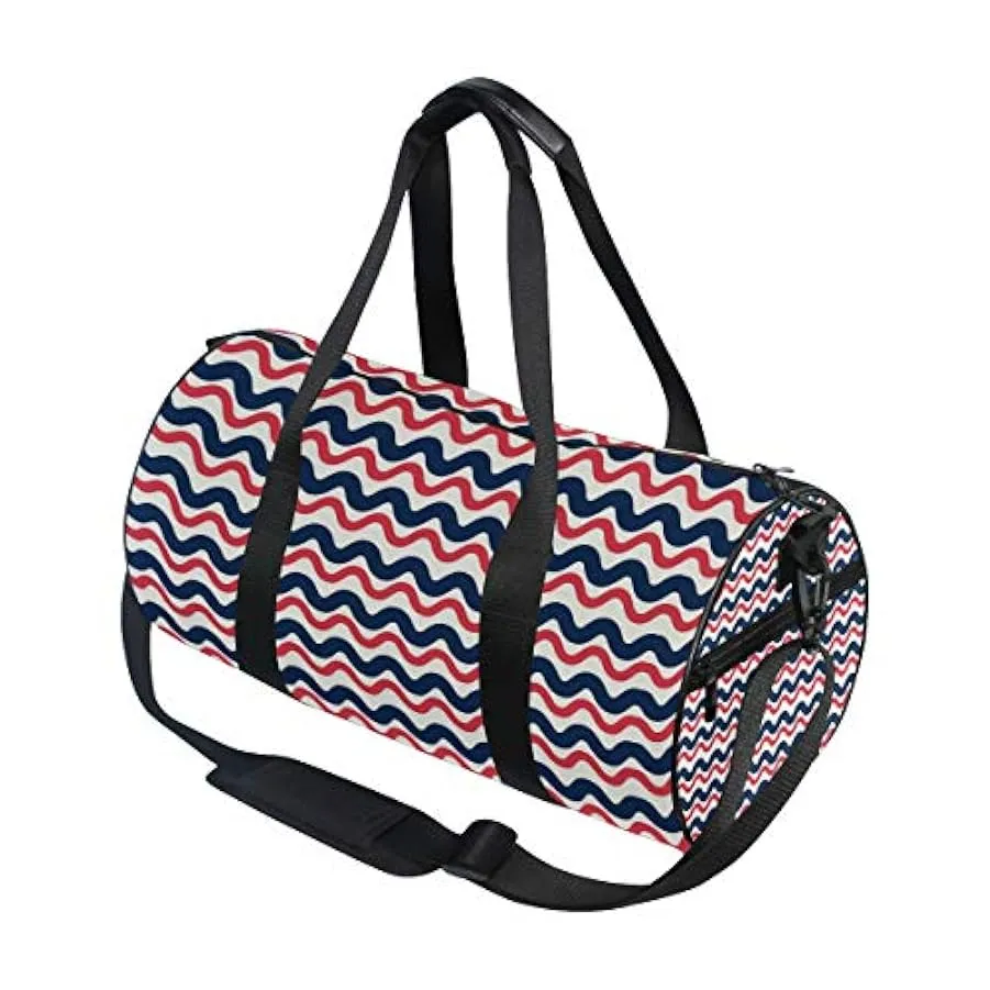 MALPLENA Squiggles Line Drum palestra borsone donna borsa da viaggio 230891916