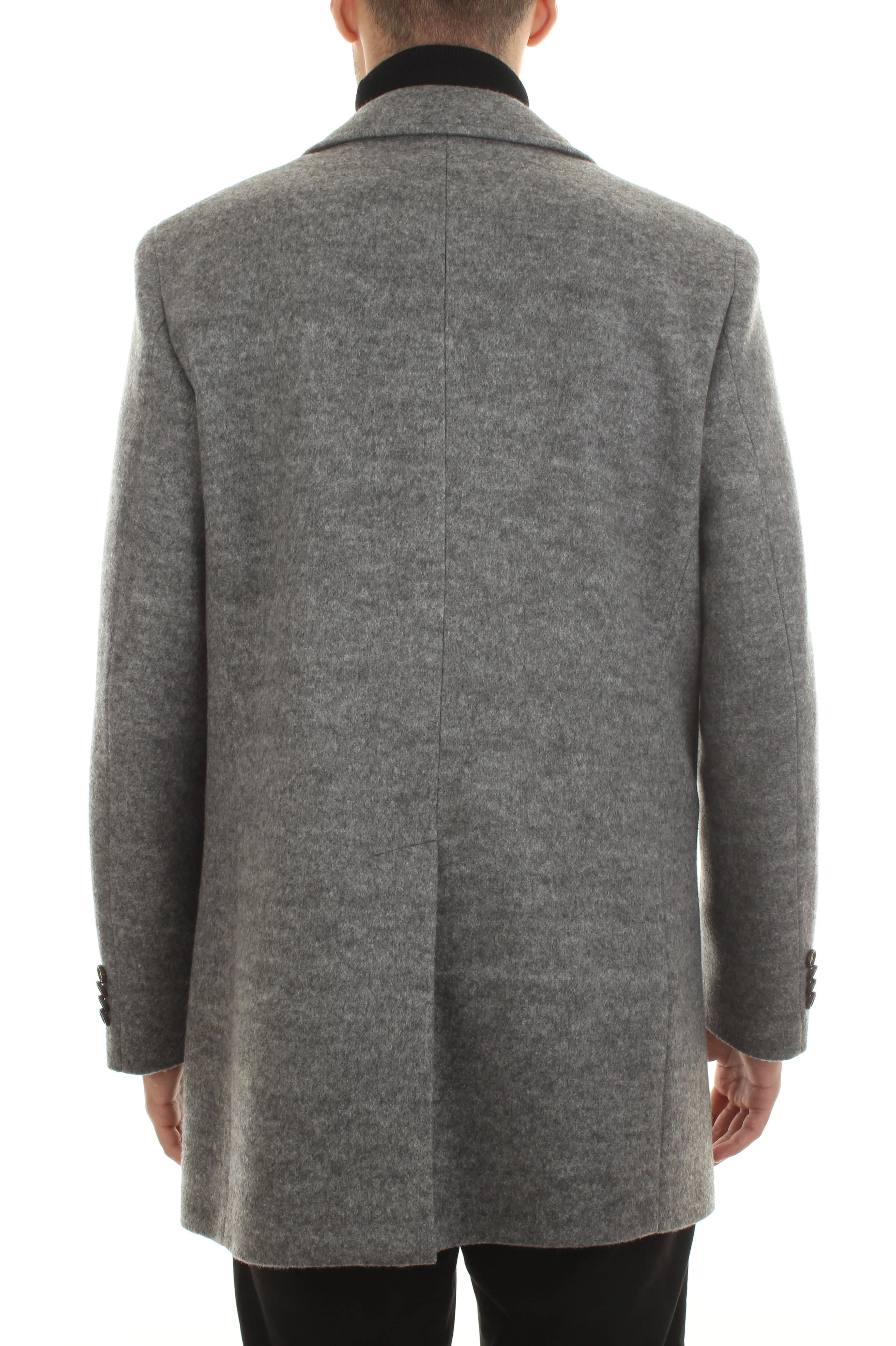 MANUEL RITZ Cappotto lungo in jersey misto lana Grigio