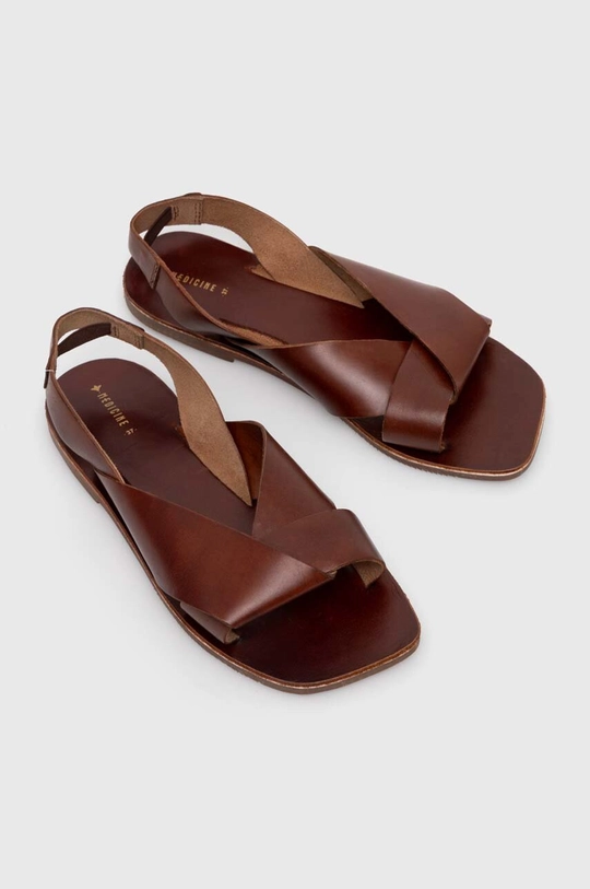 Medicine sandali in pelle