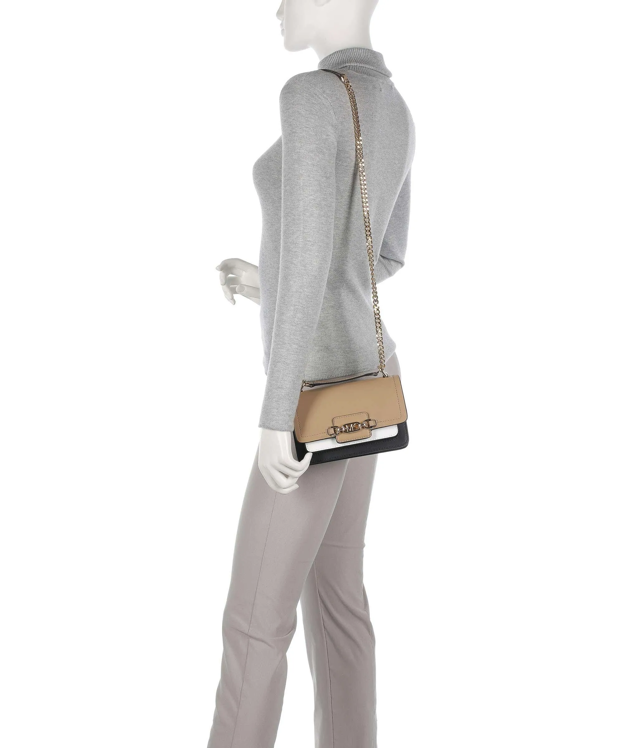  Michael Kors Heather Borsa a spalla pelle liscia multicolore  