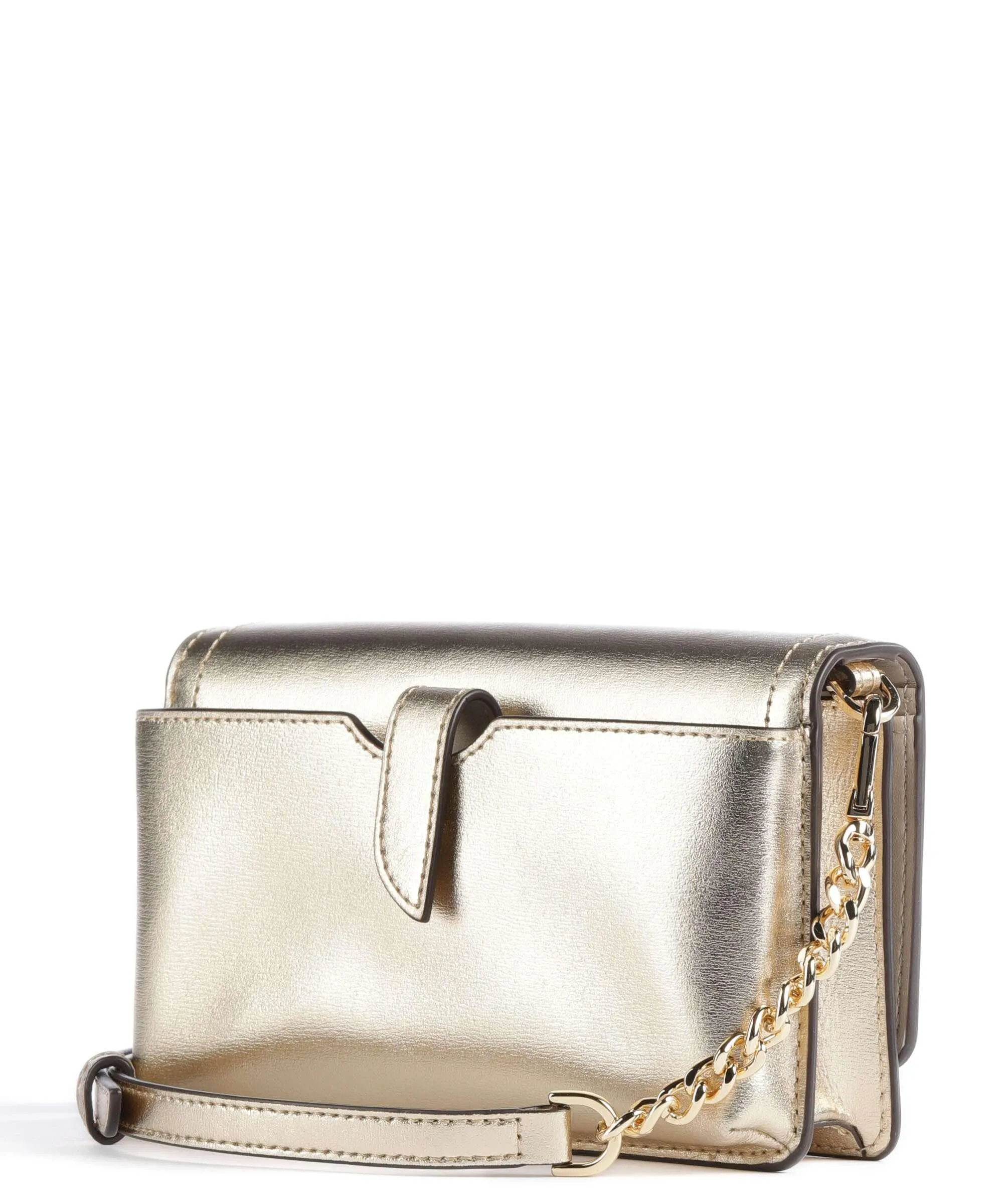  Michael Kors Heather Borsa a tracolla pelle a grana fine oro  
