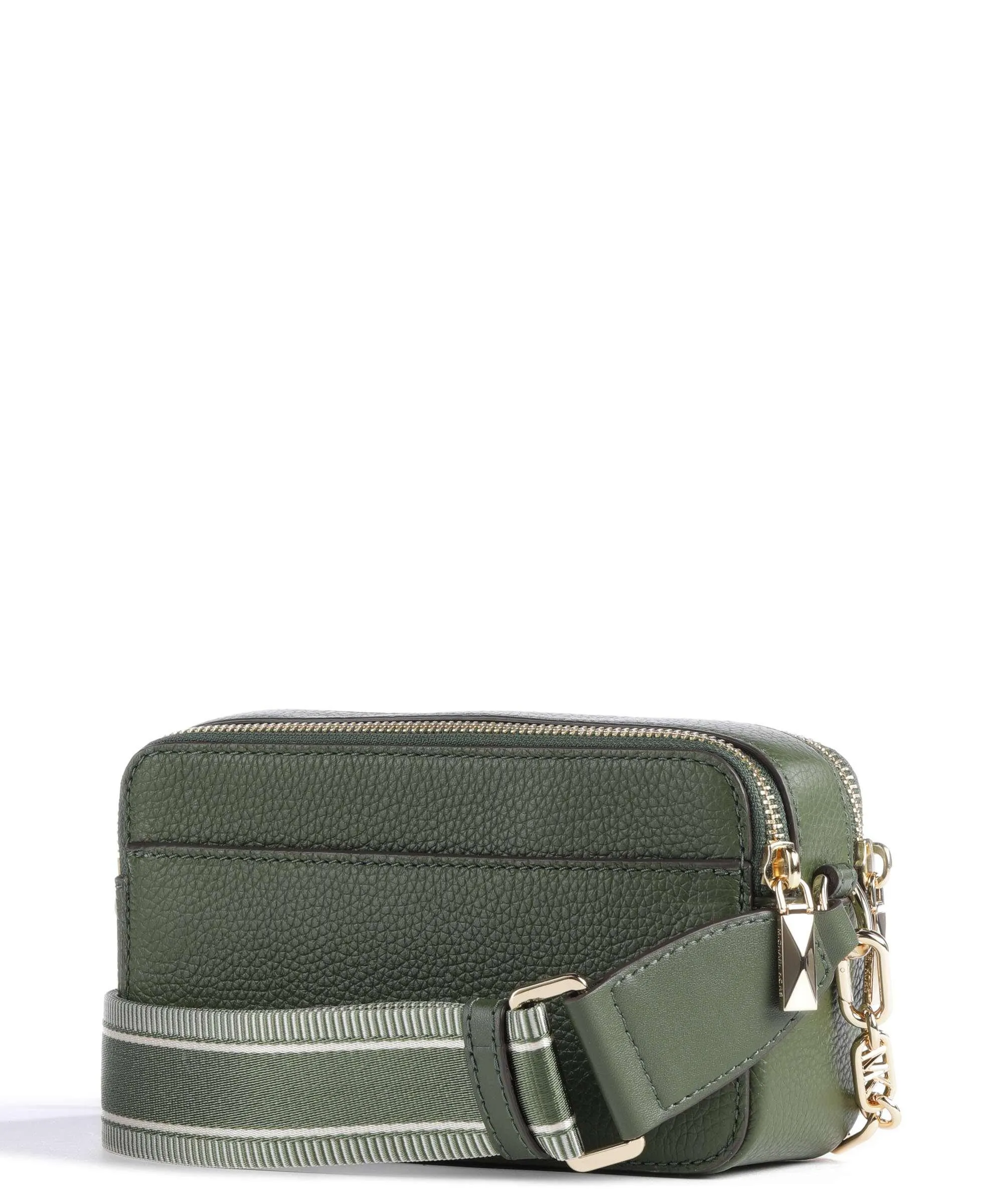  Michael Kors Jet Set Borsa a tracolla pelle di vacchetta grana verde scuro  