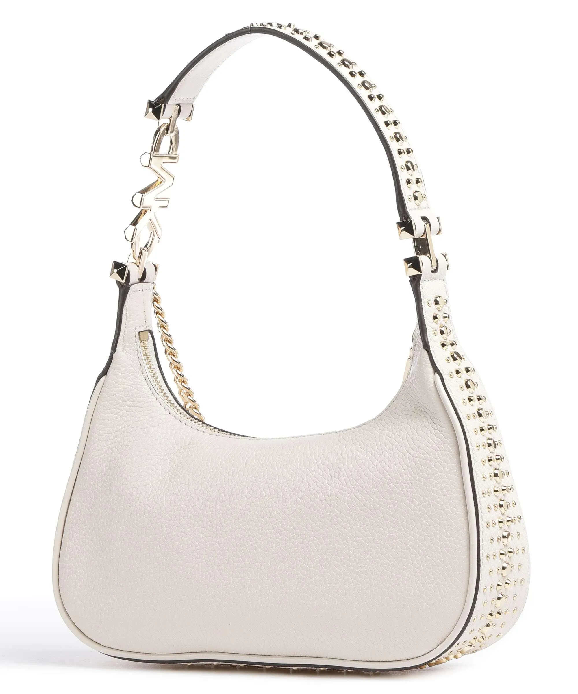 Michael Kors Piper Borsa a spalla pelle di vacchetta grana avorio  