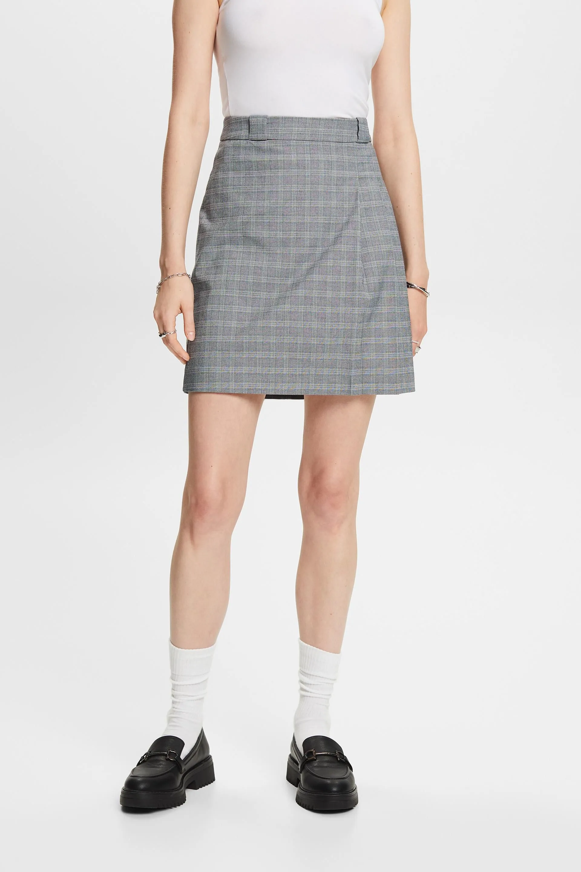 Mix & Match: minigonna plissettata e a quadri