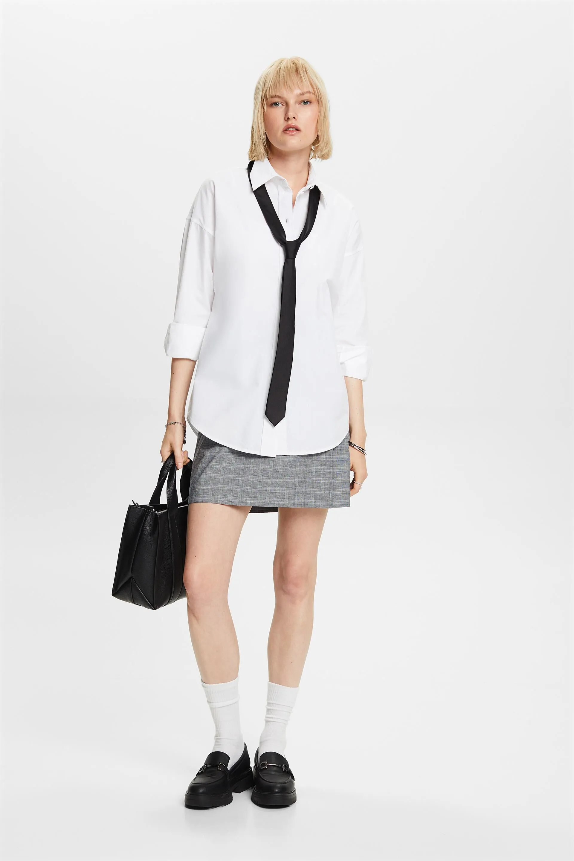 Mix & Match: minigonna plissettata e a quadri