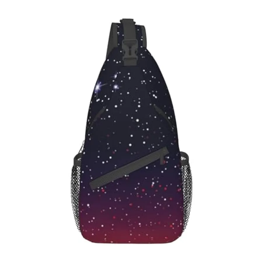 MKNAZ Borsa a tracolla con stampa di pecore rosa, per uomo e donna, leggera, a tracolla, per escursionismo, ciclismo, viaggi 248