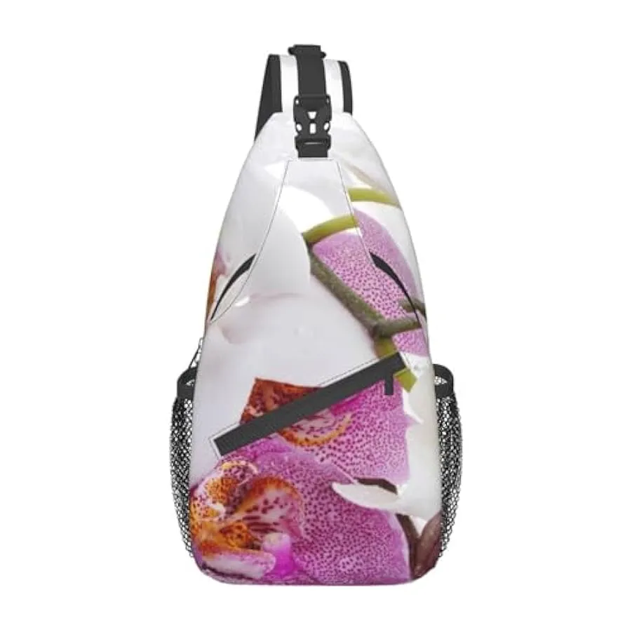MKNAZ Borsa a tracolla con stampa di pecore rosa, per uomo e donna, leggera, a tracolla, per escursionismo, ciclismo, viaggi 248