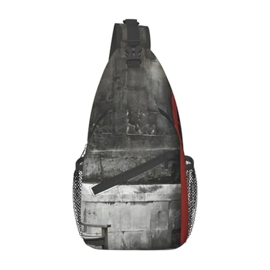 MKNAZ Borsa a tracolla con stampa di pecore rosa, per uomo e donna, leggera, a tracolla, per escursionismo, ciclismo, viaggi 248