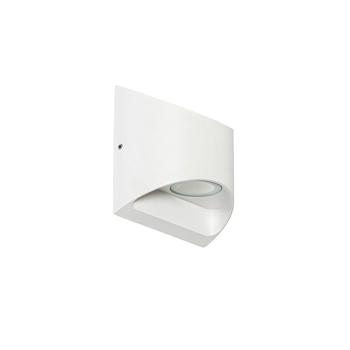 Moderna lampada da parete per esterni bianca con LED a 2 luci IP54 - Mal