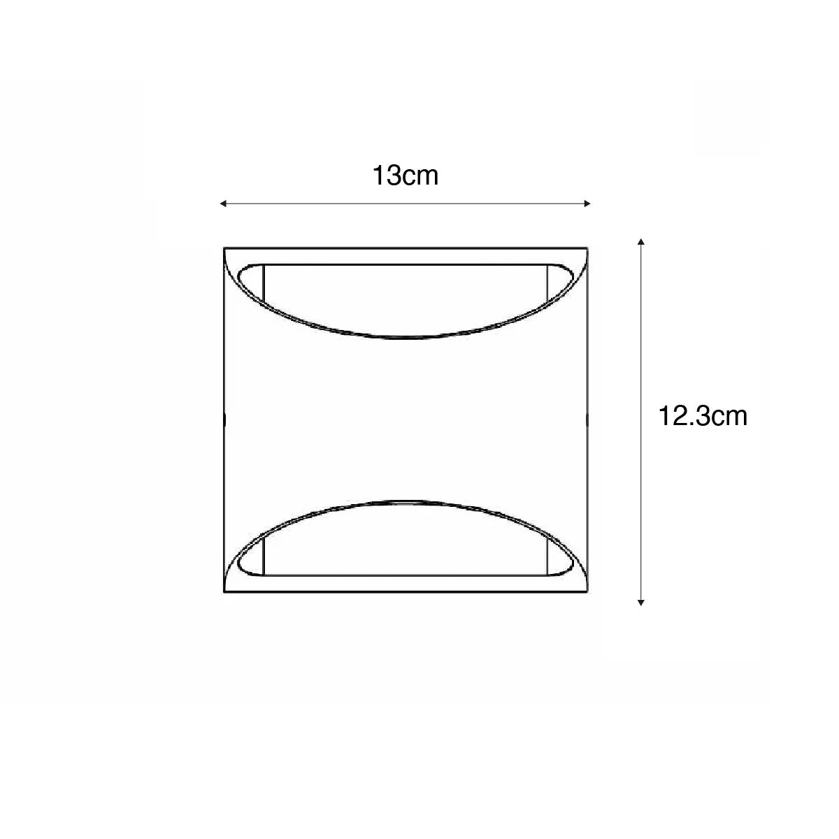 Moderna lampada da parete per esterni bianca con LED a 2 luci IP54 - Mal
