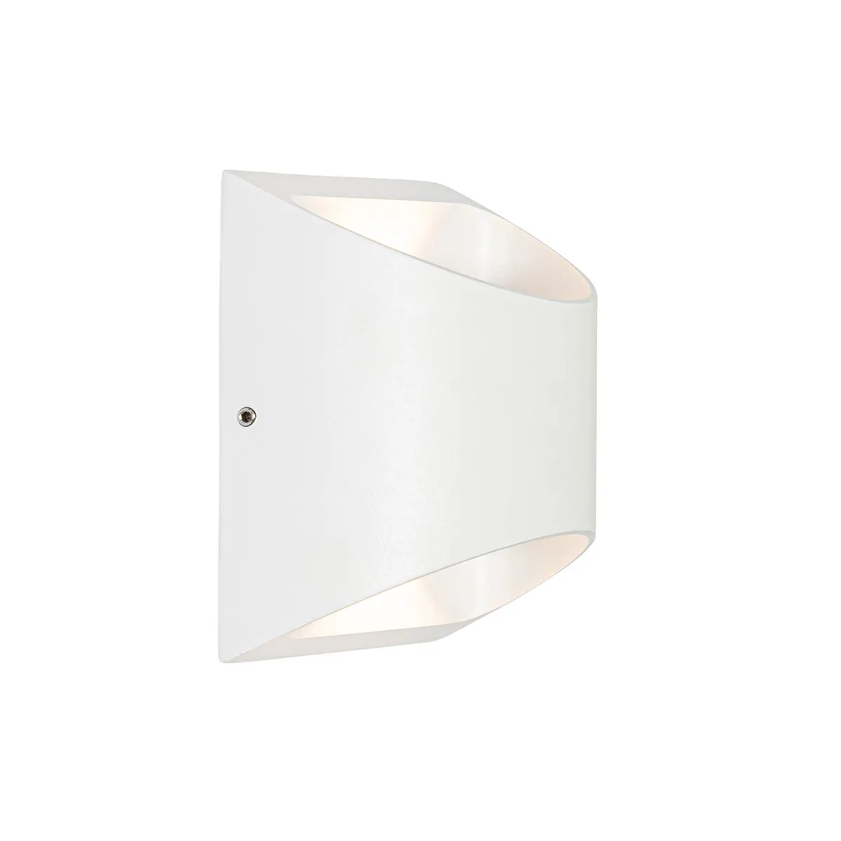 Moderna lampada da parete per esterni bianca con LED a 2 luci IP54 - Mal