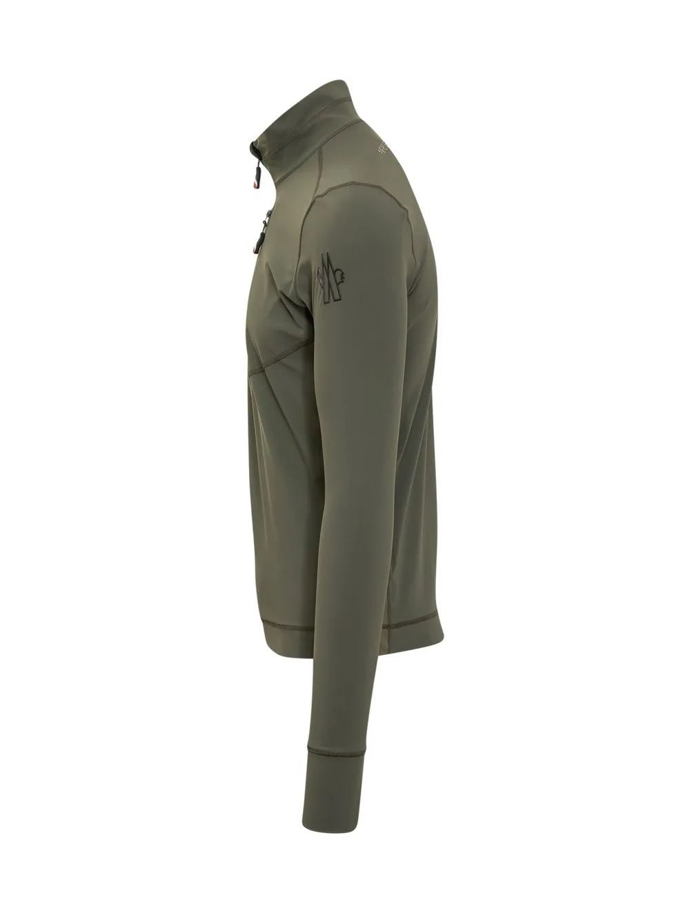 MONCLER GRENOBLE Maglia Collo Alto con Zip 