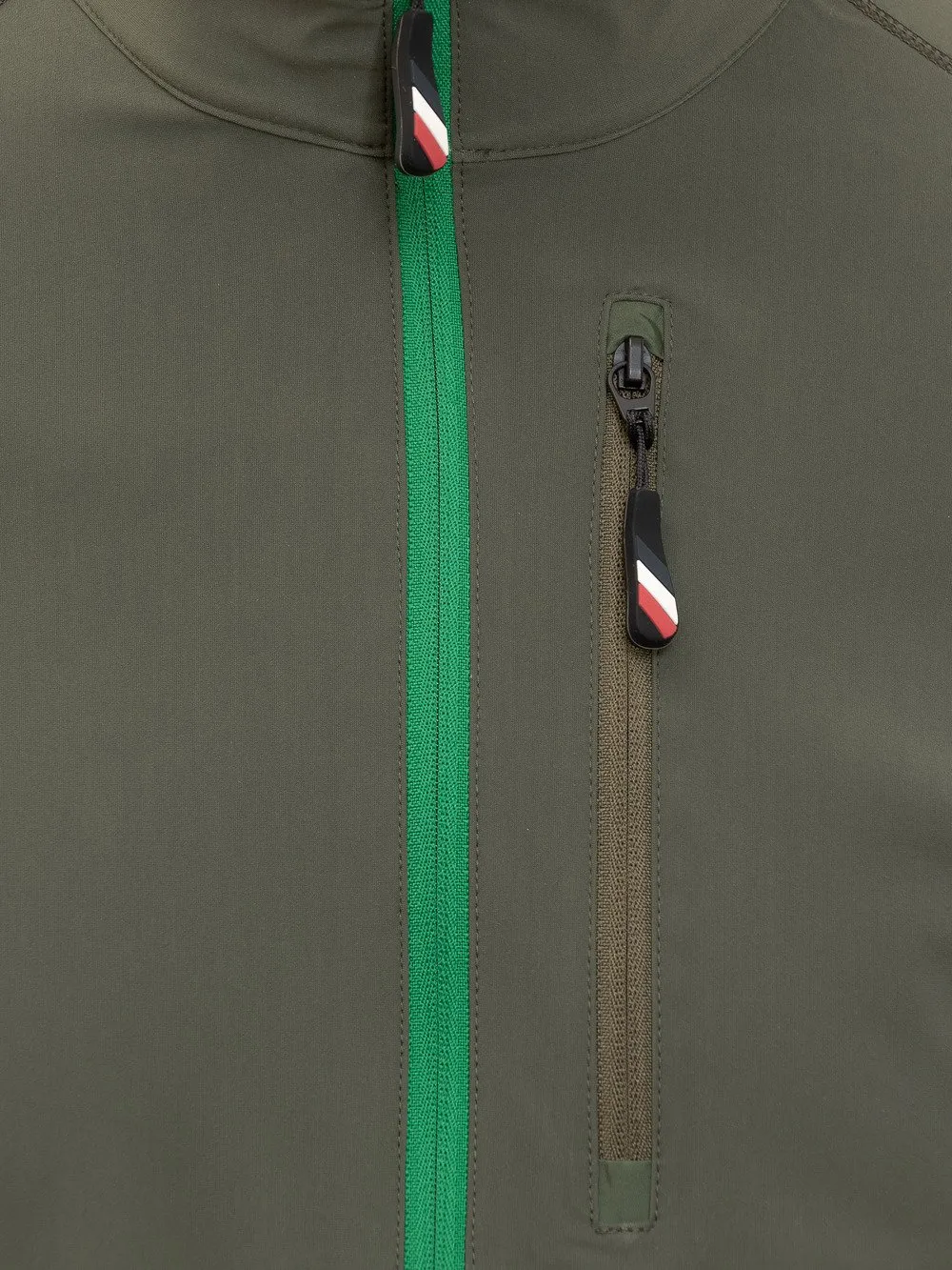 MONCLER GRENOBLE Maglia Collo Alto con Zip 